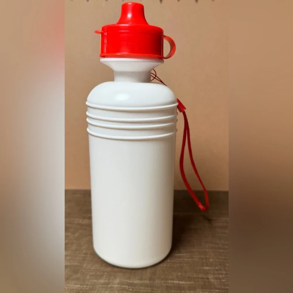 Love Heart Red and White Party Water Bottle
